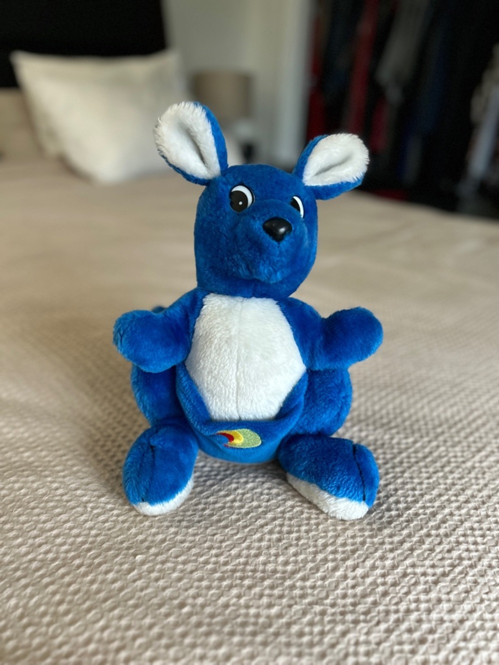 Vintage 1980s Procter and Gamble Cheer Detergent Kangaroo Stuffed Animal